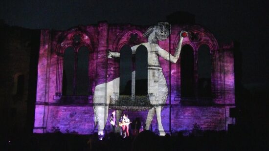 mapping Abbaye de La Sauve avec Luc Kérouanton et les Facteurs Chevaux